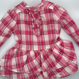 American Girl Western Pink Plaid dress